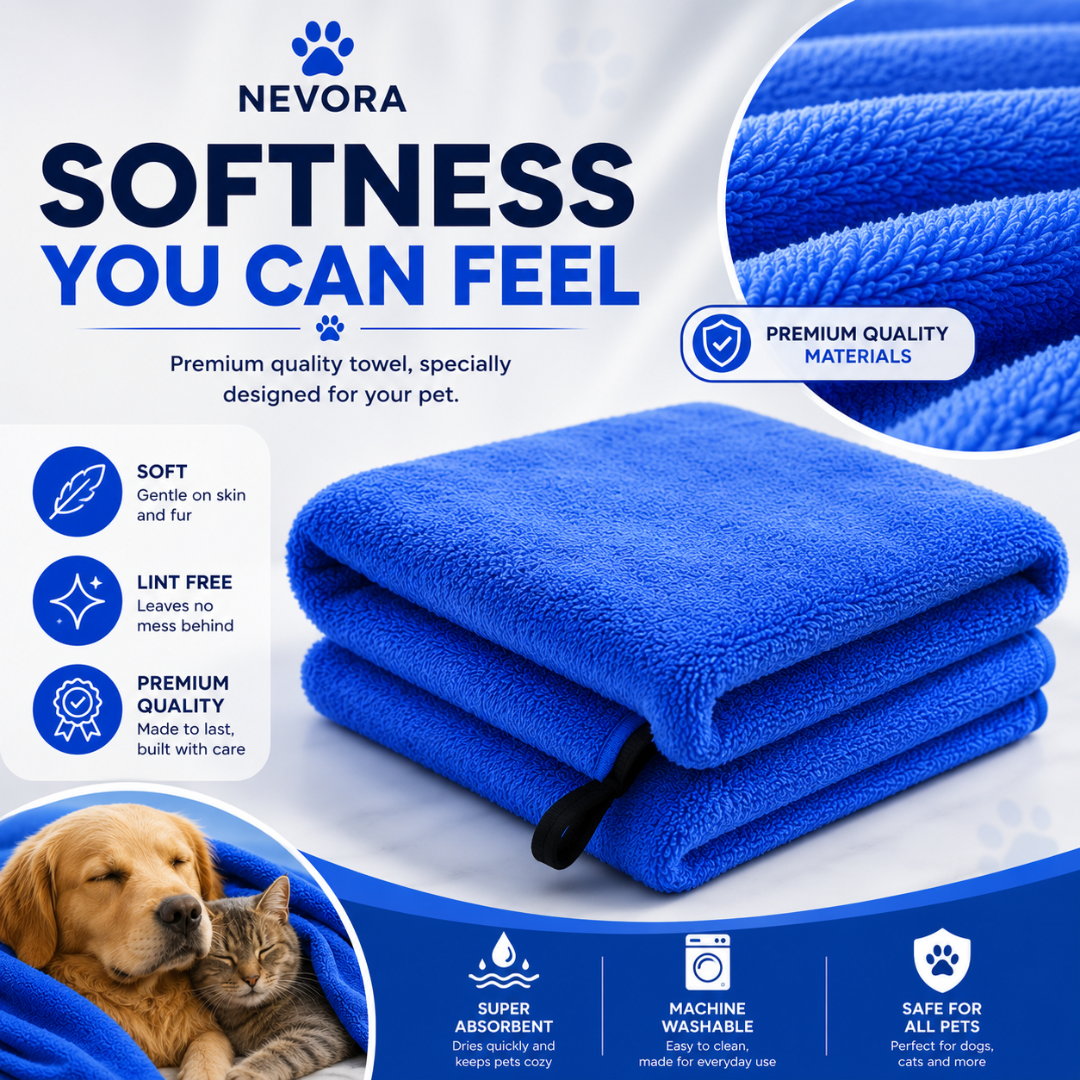 Nevora Micro-Fiber Pet Towel
