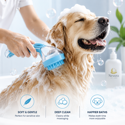 Nevora Pet Bath Brush
