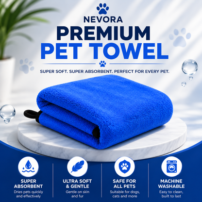 Nevora Micro-Fiber Pet Towel