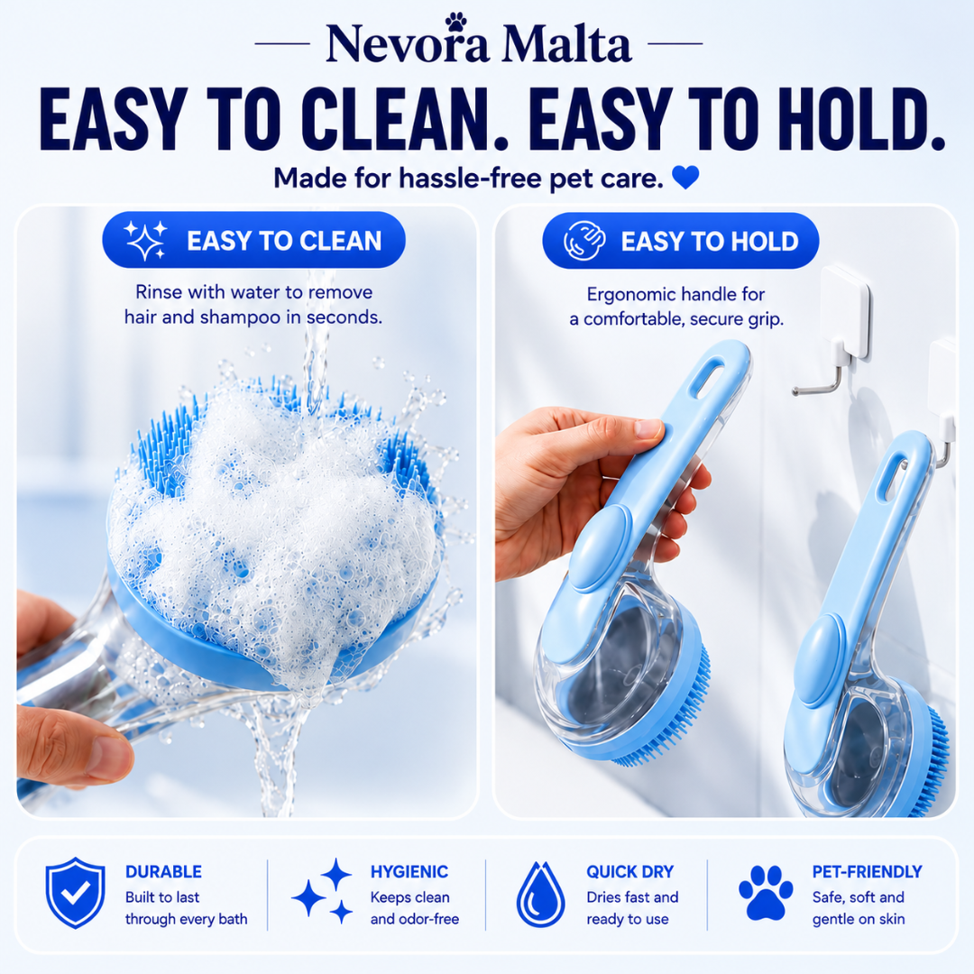Nevora Pet Bath Brush